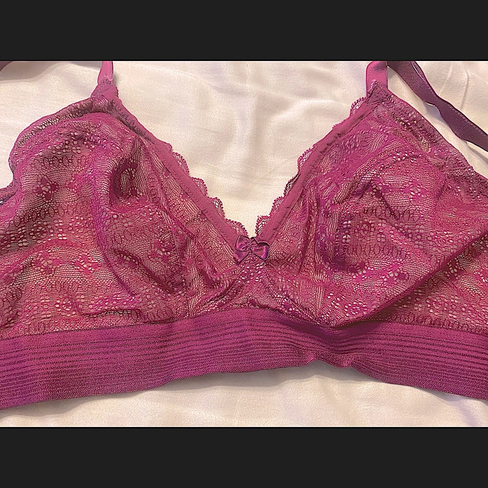Cleo (Panache) lace pink bralette